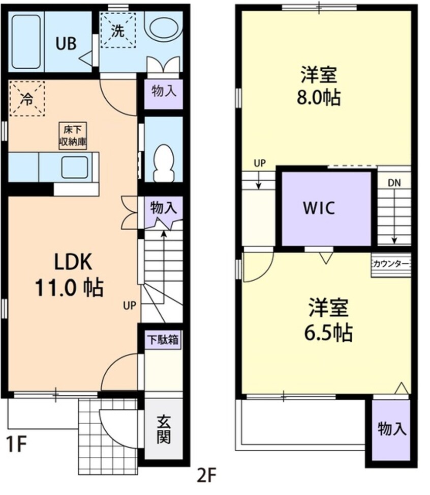 間取図 シルフィード　Ａ