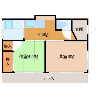 間取図 高橋アパート5号棟