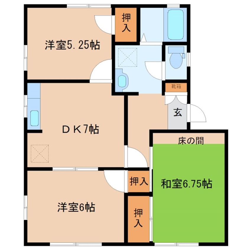 間取図 ハイデンスＡＭII
