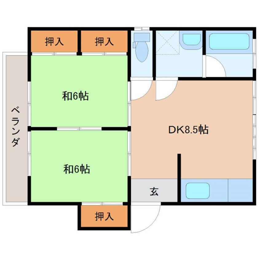 間取図 富士見ハイツ