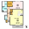 セリシール 1LDKの間取り