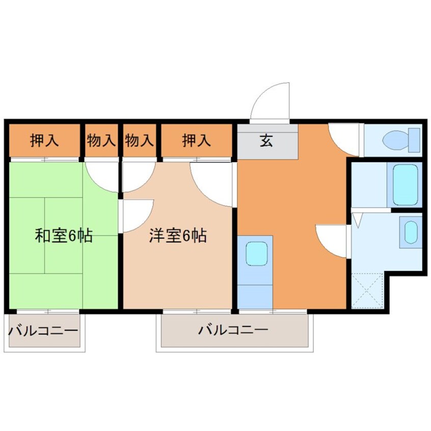 間取図 シティハイムヨコセ