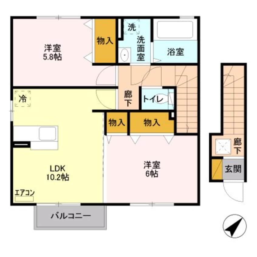 間取図 エスペランサB