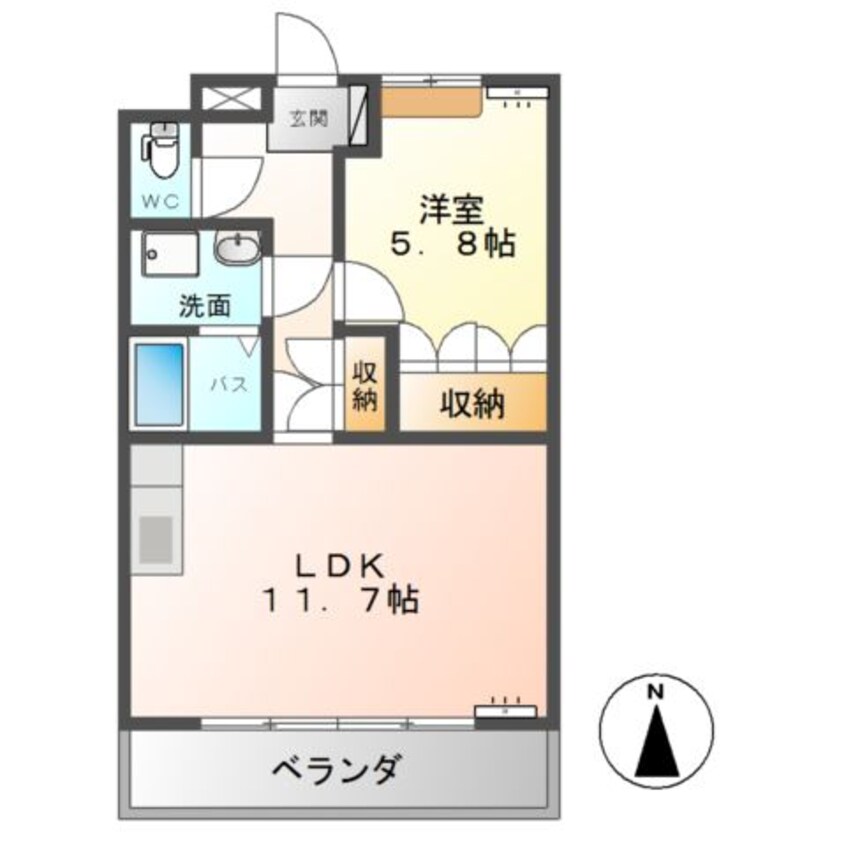 間取図 エヌズキャリー