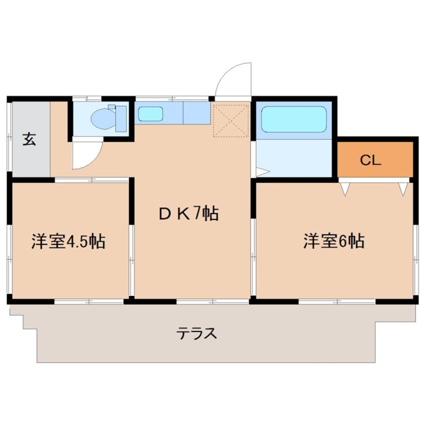 間取図 レジェンドハウス6号棟