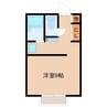 レオパレスフォレステールMori 1Kの間取り