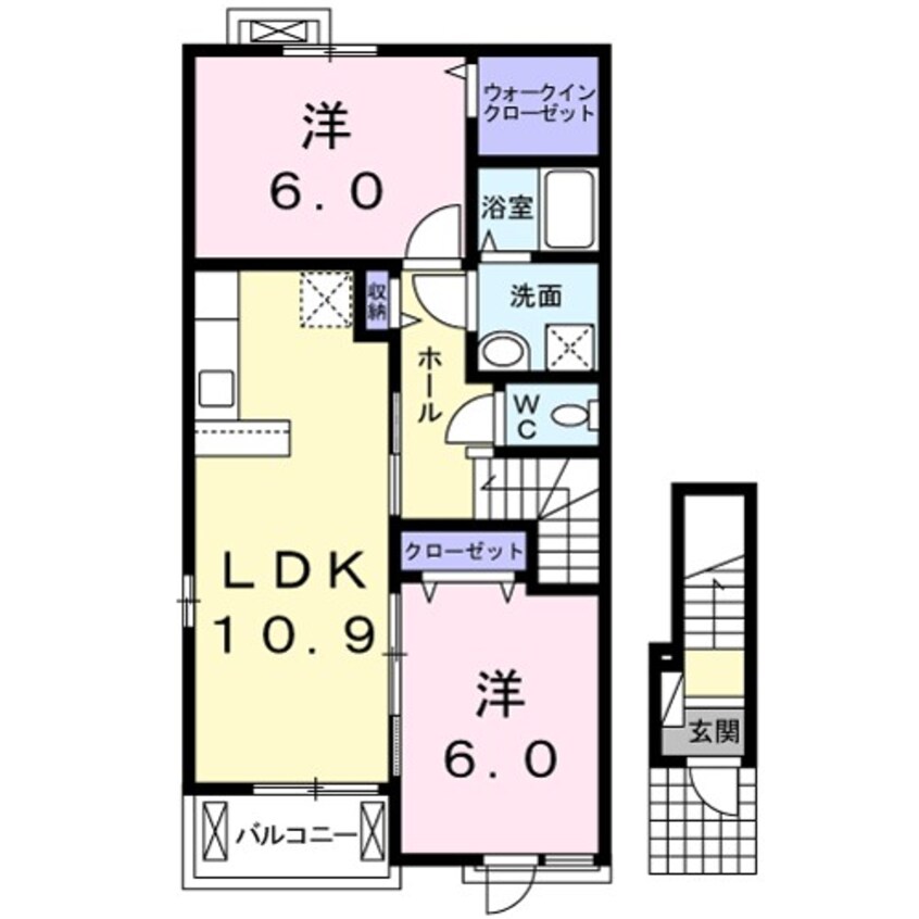 間取図 シャトーハイツI