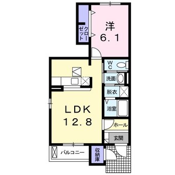 間取図 シャン・ド・フルール　II