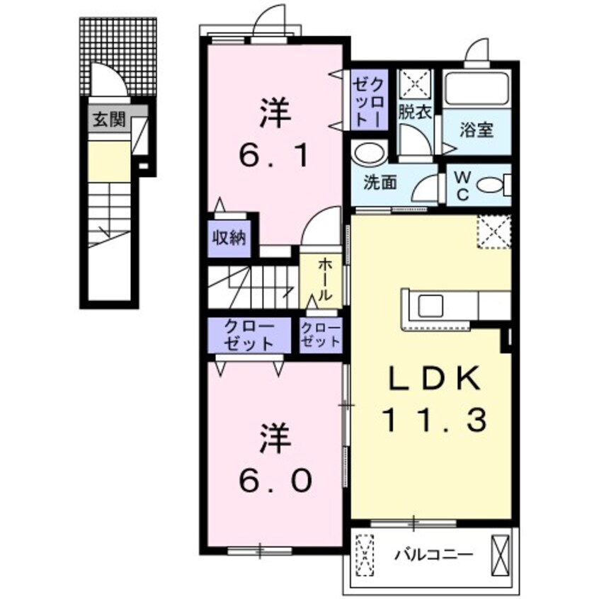 間取図 フェリーチェ　II