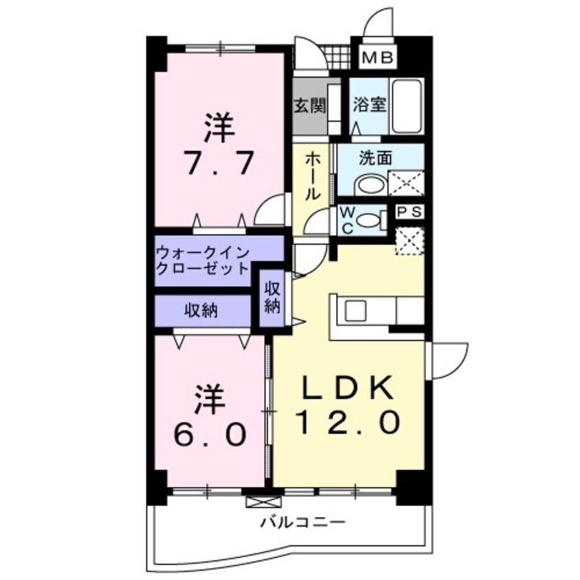 間取図 サンリット萩山公園