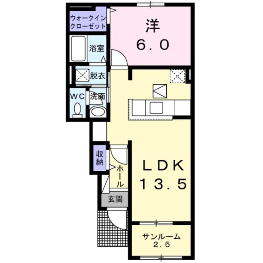 間取図 サニーレジデンスＨ