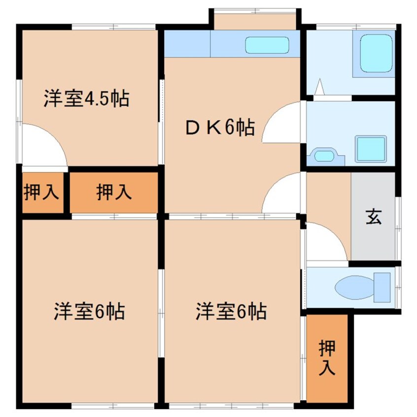 間取図 Northridge直井