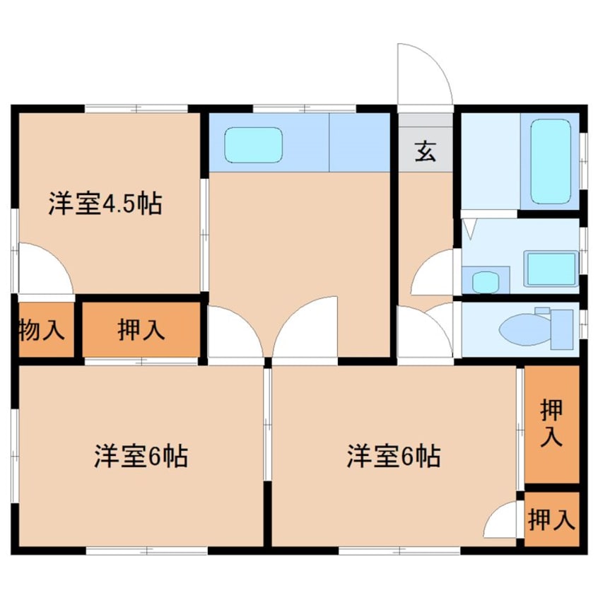 間取図 Northridge直井