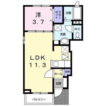 間取図 クレスト小野澤