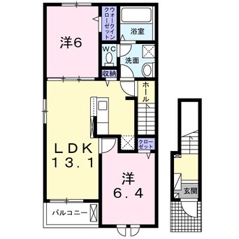 間取図 クレール　ストーン