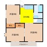 メゾン古城B 3DKの間取り