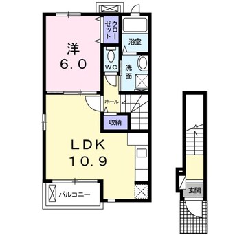 間取図 グランド　ノーブル　ウェスト