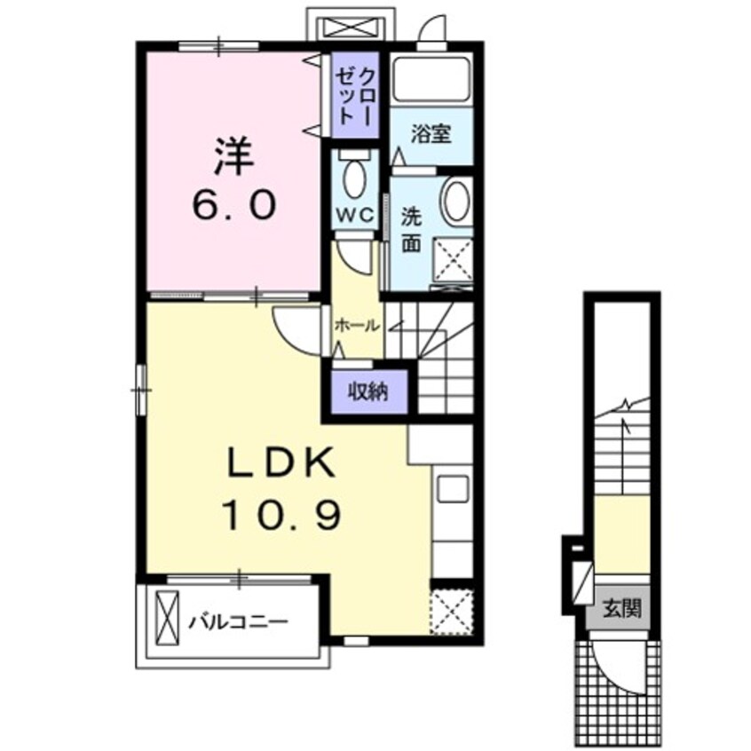 間取図 グランド　ノーブル　ウェスト