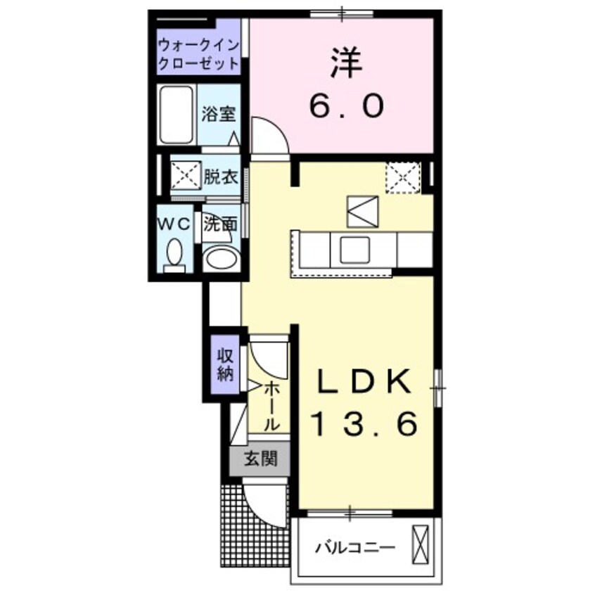 間取図 サン　ガーデンＢ棟