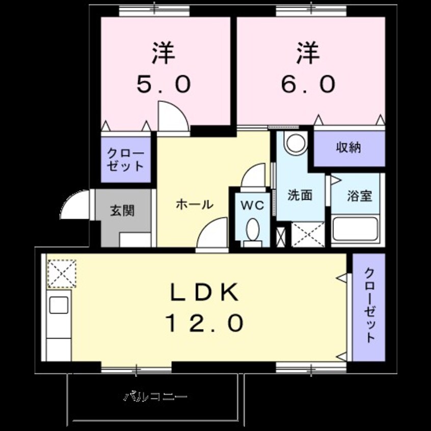 間取図 ロイヤルエステート神明Ａ