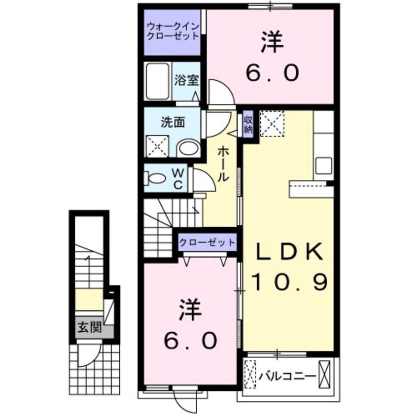 間取図 ノースフロンティアＣ