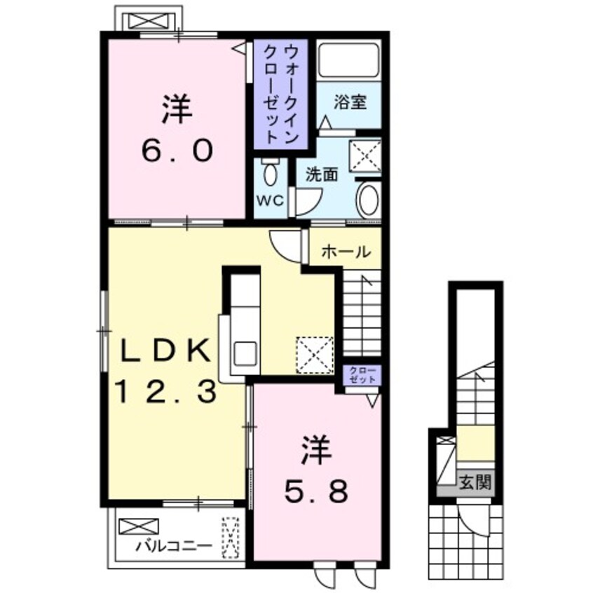 間取図 サクラヒルズ