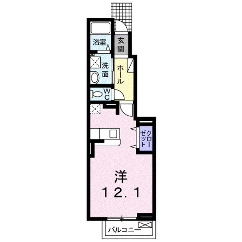 間取図 デイジーヒルズII