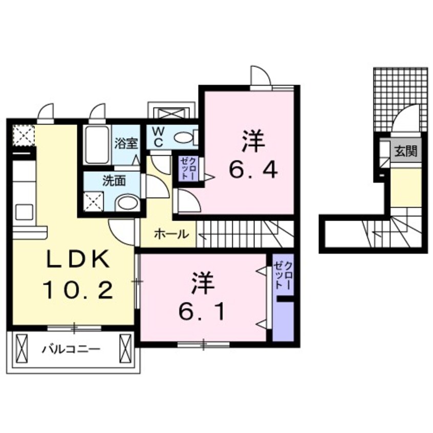 間取図 アヴィニールＢ