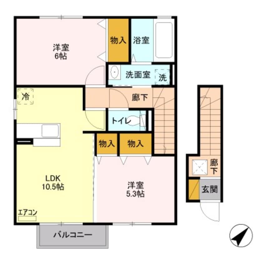 間取図 エスペランサA