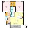 パセオ　フロレスタBの間取図