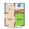 ハイツ村上II 2DKの間取り