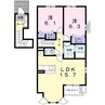 モダンパレス 2LDKの間取り