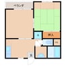 グリーンマンション 2DKの間取り