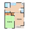 メゾン松田 2DKの間取り