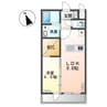 グレイスコート 1LDKの間取り