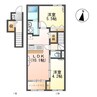 （仮）間々田新築アパート 2LDKの間取り