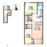（仮）間々田新築アパート 2LDKの間取り