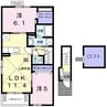 ビオーラ長田　Ａ 2LDKの間取り