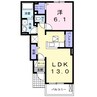 プルミエール　I 1LDKの間取り