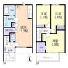 Sky　ResidenceII 3LDKの間取り