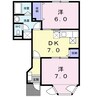 カナダハウス 2DKの間取り