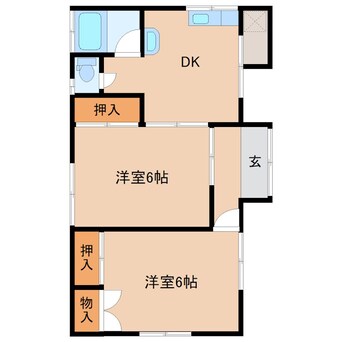 間取図 ことぶき住宅　2号棟