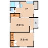 ことぶき住宅　2号棟 2DKの間取り