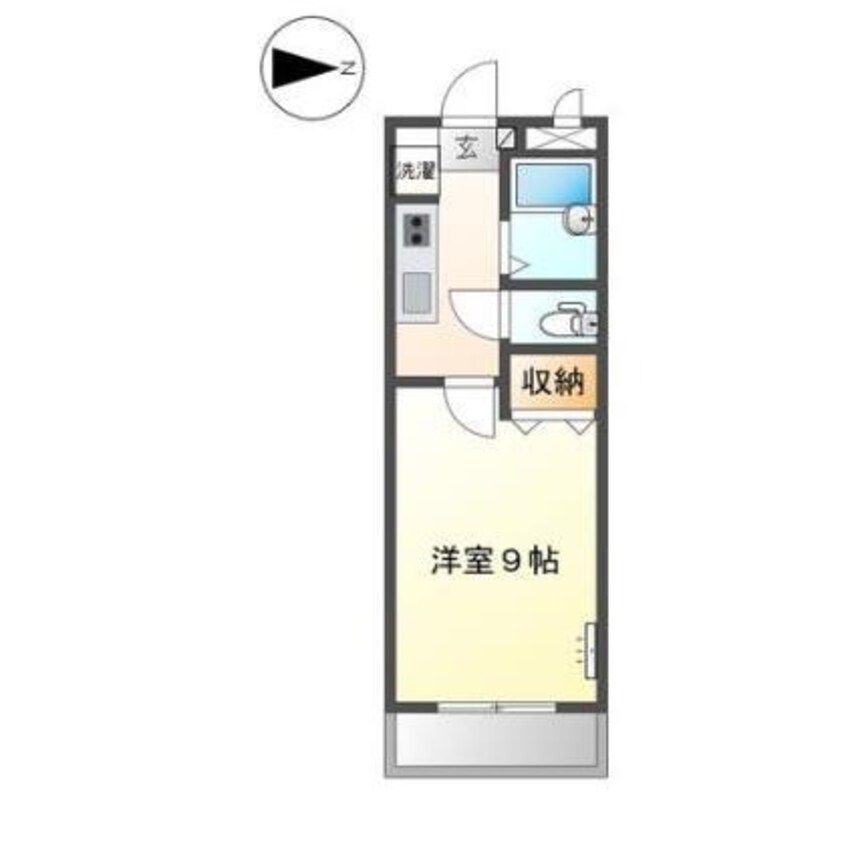 間取図 サンコートＦ