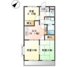 ドルチェ井上 3DKの間取り