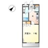 ファイングレース 1Kの間取り