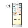 レジデンス明神 1Kの間取り
