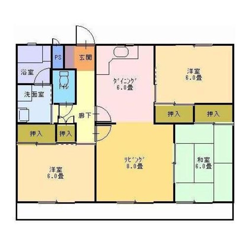 間取図 大福マンション木之庄