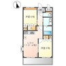 ランドマーク曙　弐番館 2LDKの間取り