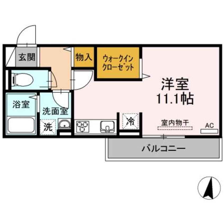 間取図 プレンティー新徳田
